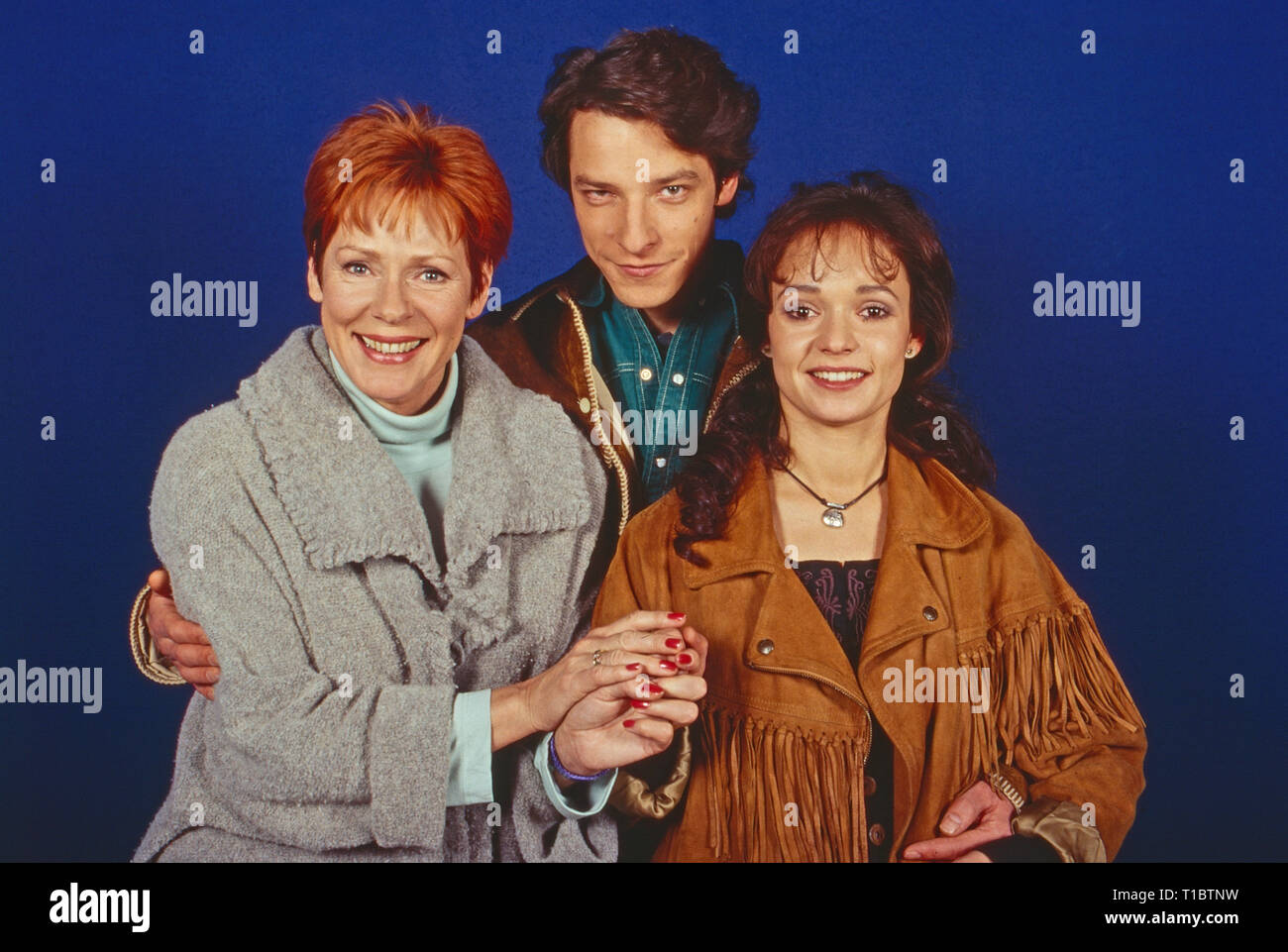 Marienhof, Fernsehserie, Deutschland 1992 - 2011, Darsteller: Viktoria Brams, Lutz Winde, Sabine Bohlmann Stock Photo