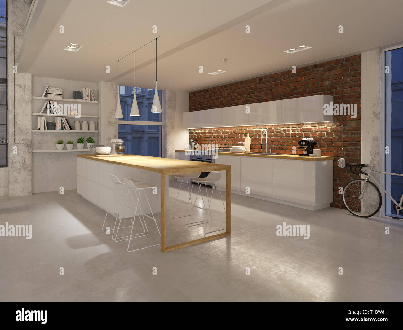 Modern City Loft Apartment photo