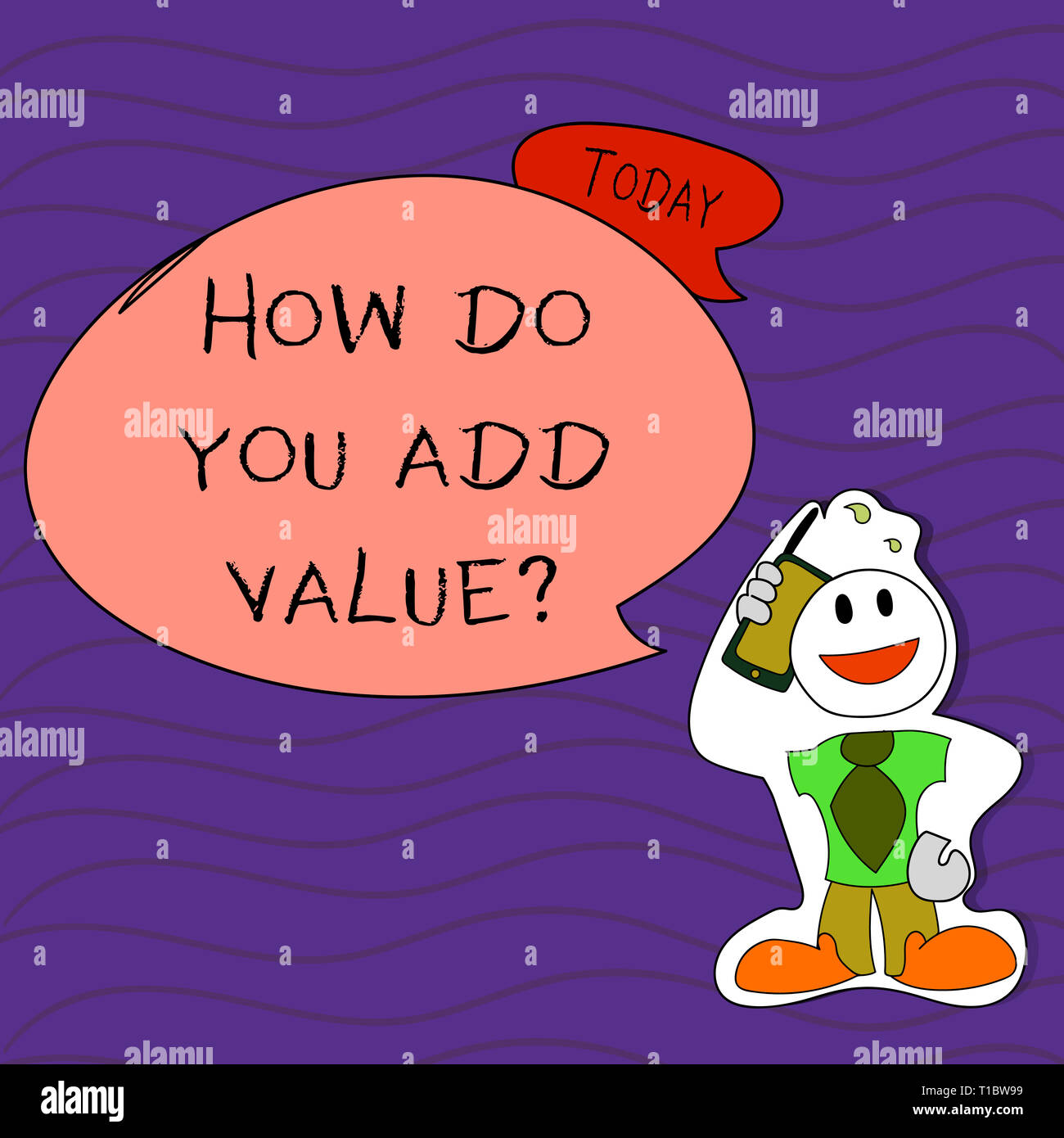 Handwriting text writing How Do You Add Value Question. Conceptual ...