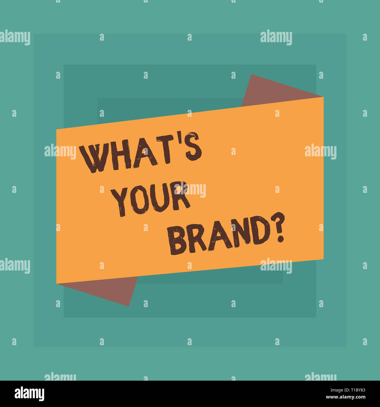 Conceptual Hand Writing Showing What S Your Brand Concept Meaning