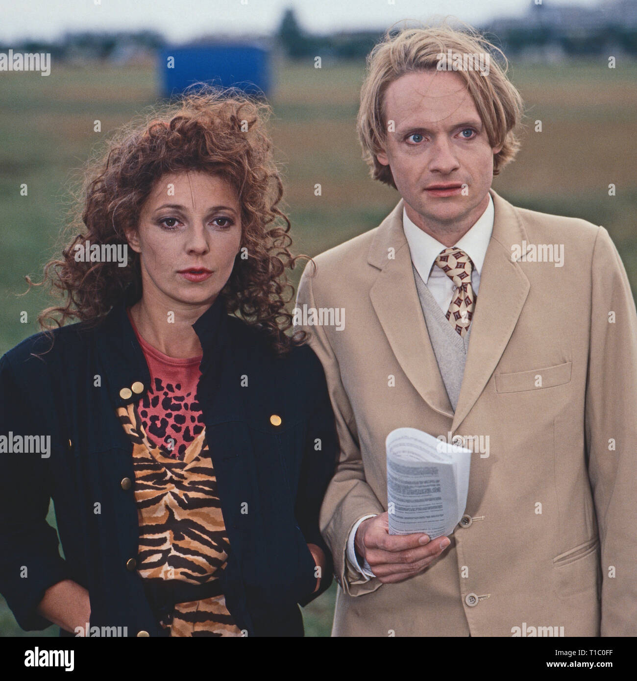 Rosowski, Fernsehserie, Deutschland 1990, Folge: 'Oh Girl', Darsteller: Monika Baumgartner, Michael Wittenborn Stock Photo
