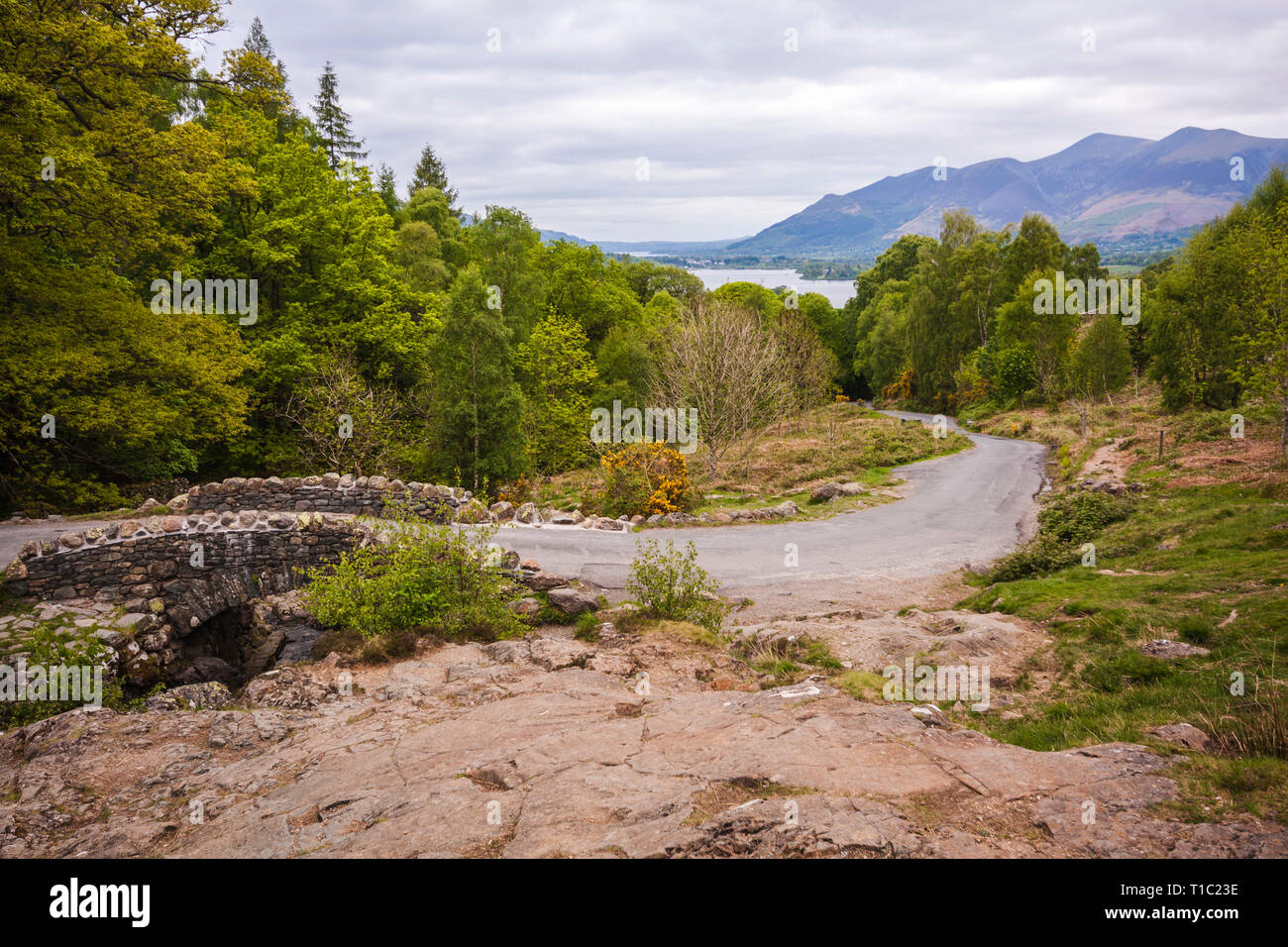 Ashness Bridge,near Keswick,Lake District,England,UK Stock Photo Alamy