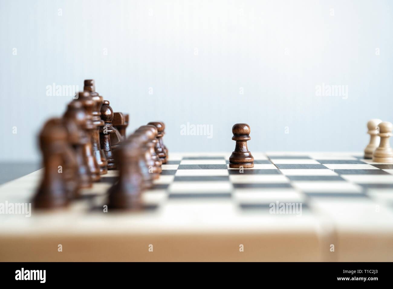 Chess board game concept of business ideas and competition and strategy  plan success meaning Stock Photo - Alamy