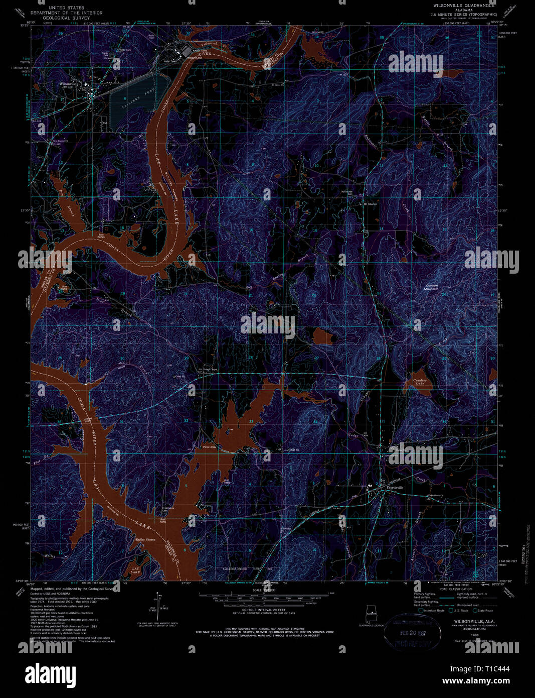 Map of wilsonville hires stock photography and images Alamy