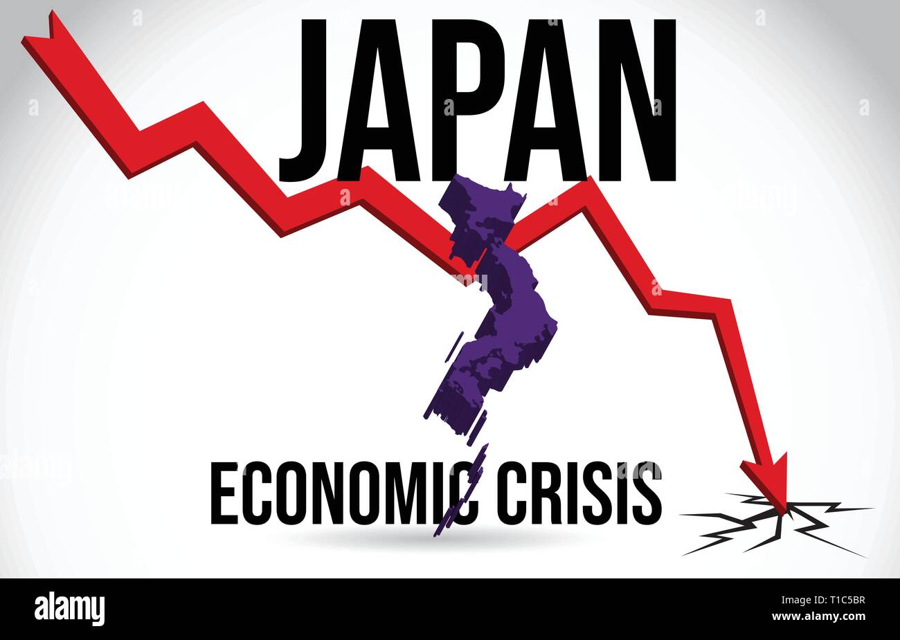 Economic collapse Stock Vector Images Alamy