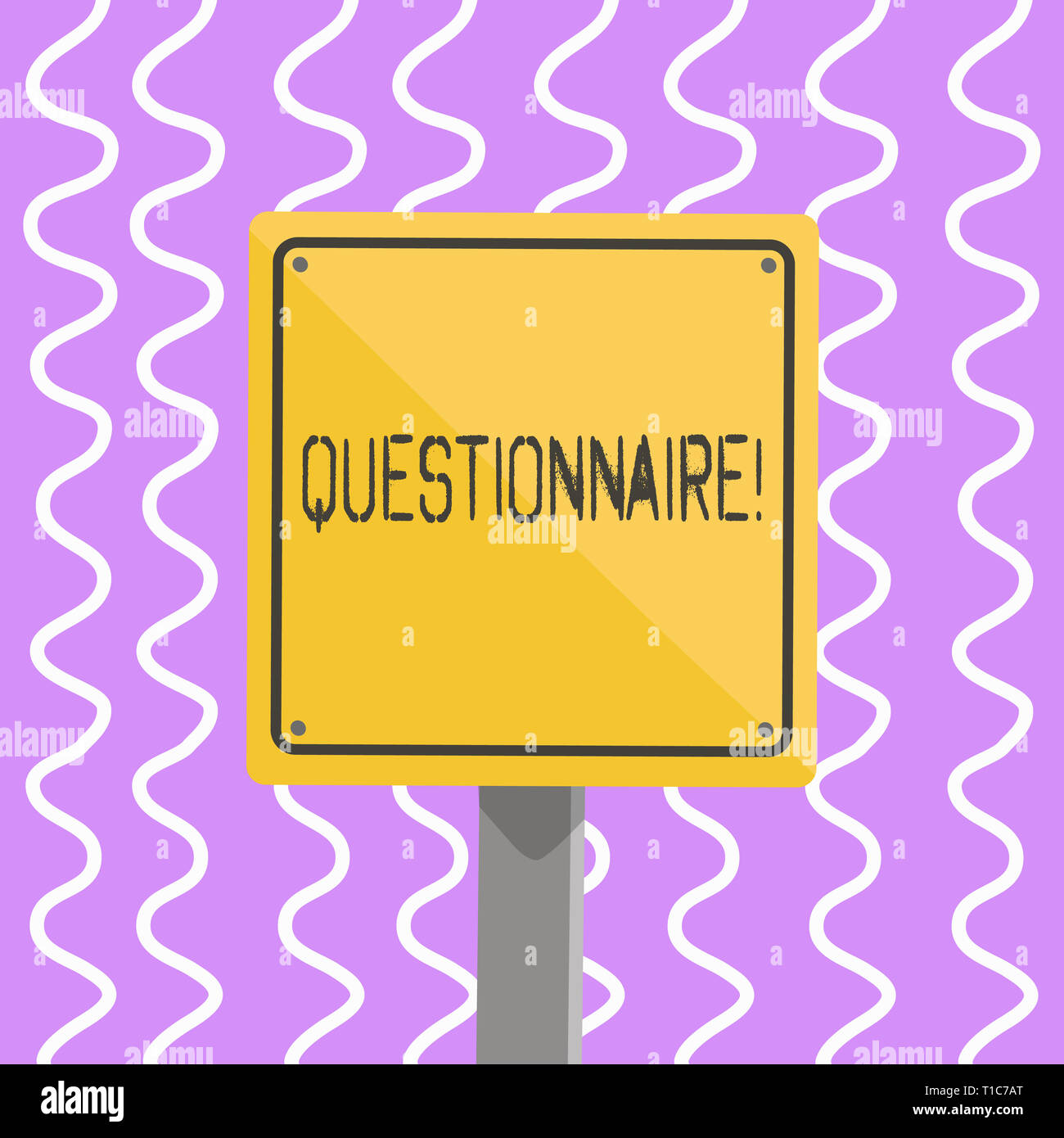 Conceptual hand writing showing Questionnaire. Concept meaning ...