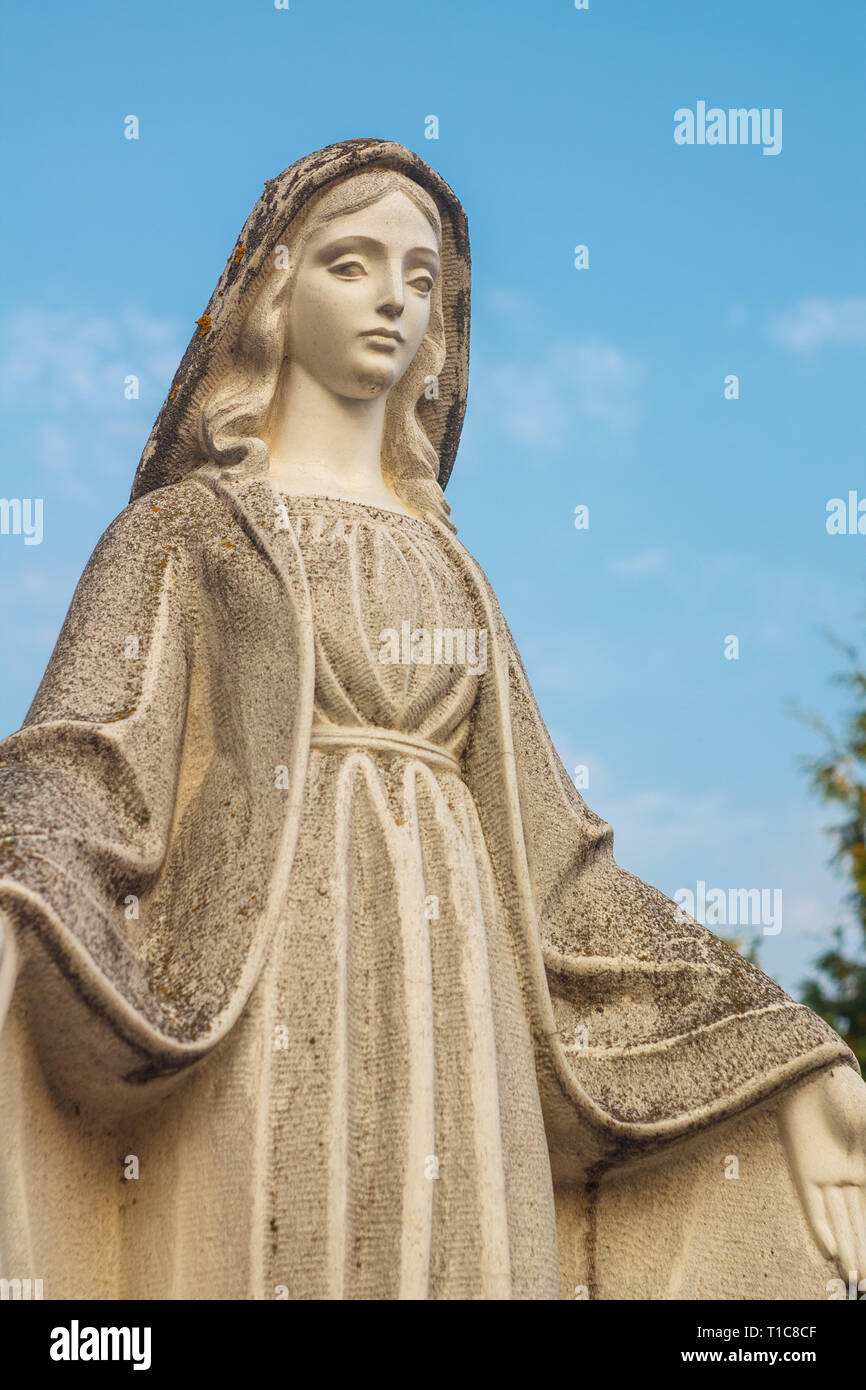 Old Classic Stone Statue of Maria Magdalena Stock Photo - Alamy