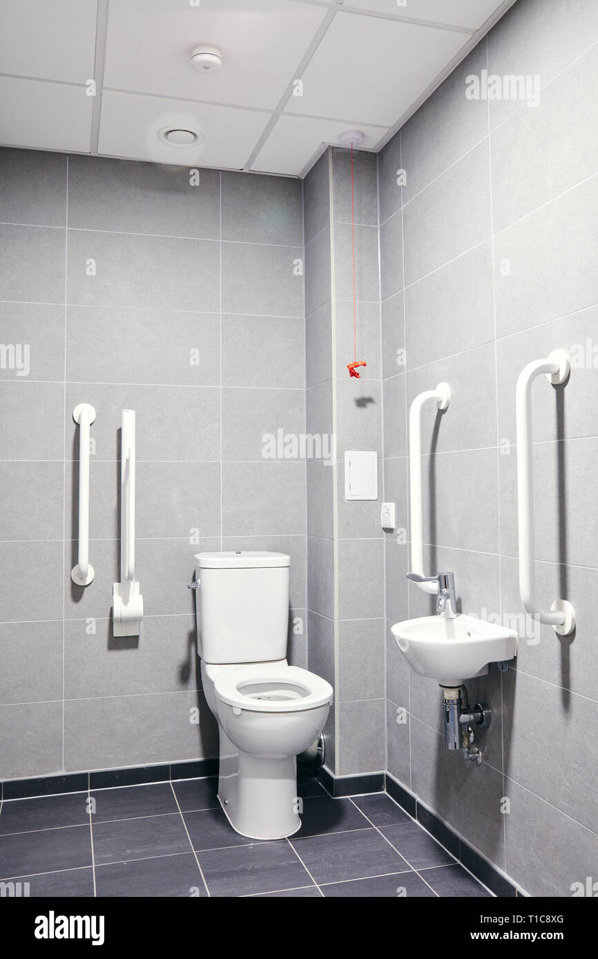 Disabled Toilet Stock Photo