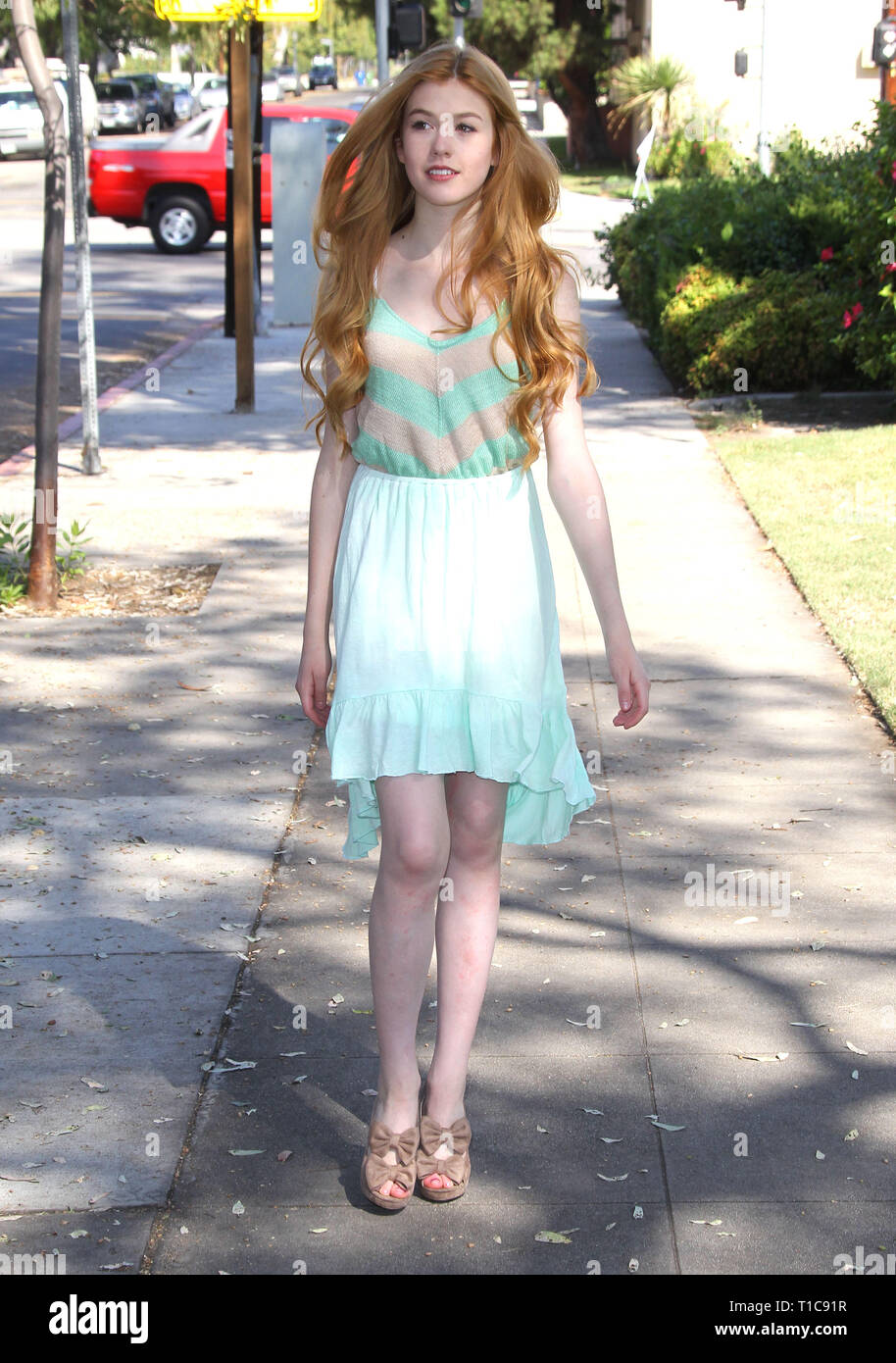 12 Apr 2013, Los Angeles, California, USA Katherine McNamara seen