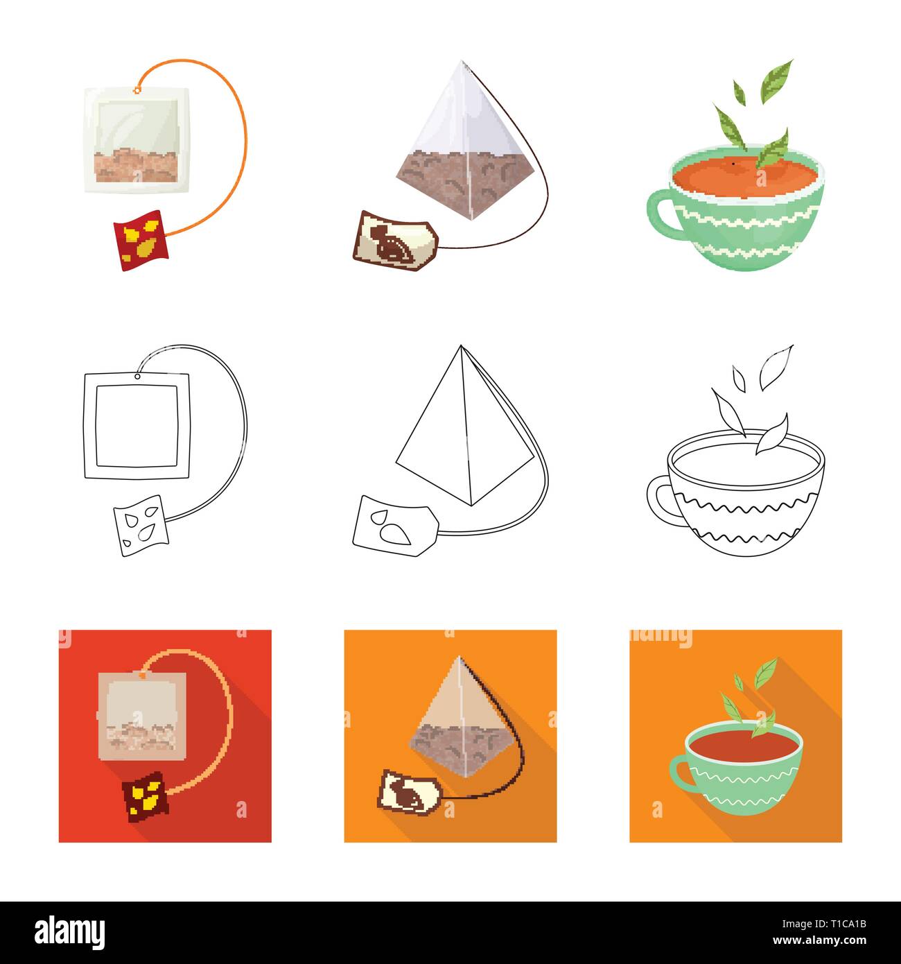Triangular tea bag hi-res stock photography and images - Alamy