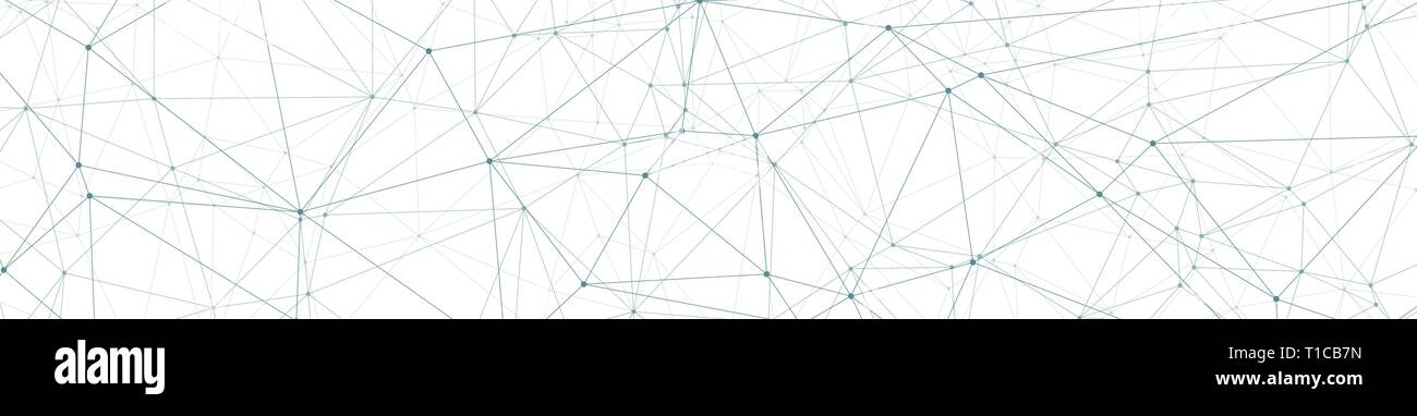 New Tech Presentation Concept Graphic Dot Lines Banner Concept