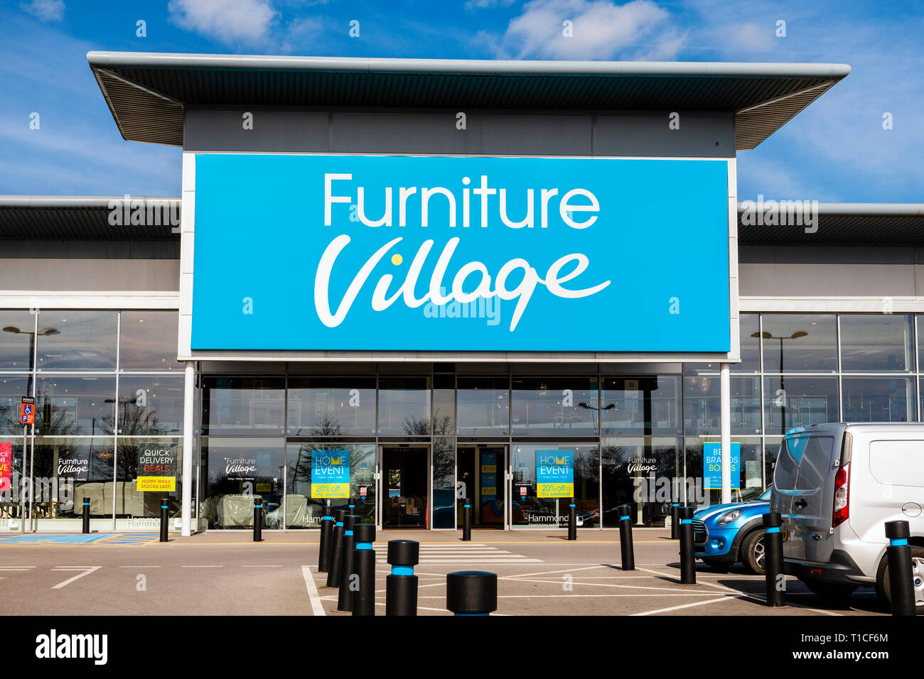Furniture Village store, UK. Stock Photo