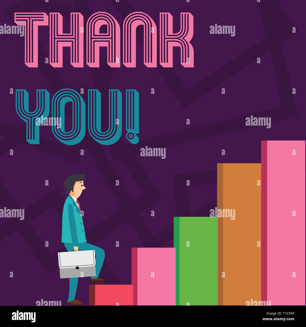 Conceptual hand writing showing Thank You. Concept meaning polite