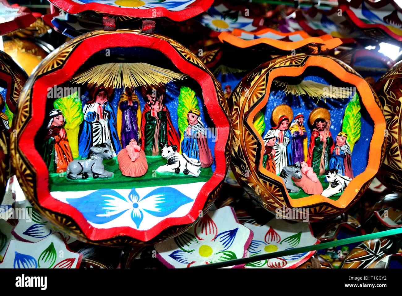 Christmas birth Shopping center in LIMA. Department of Lima.PERU