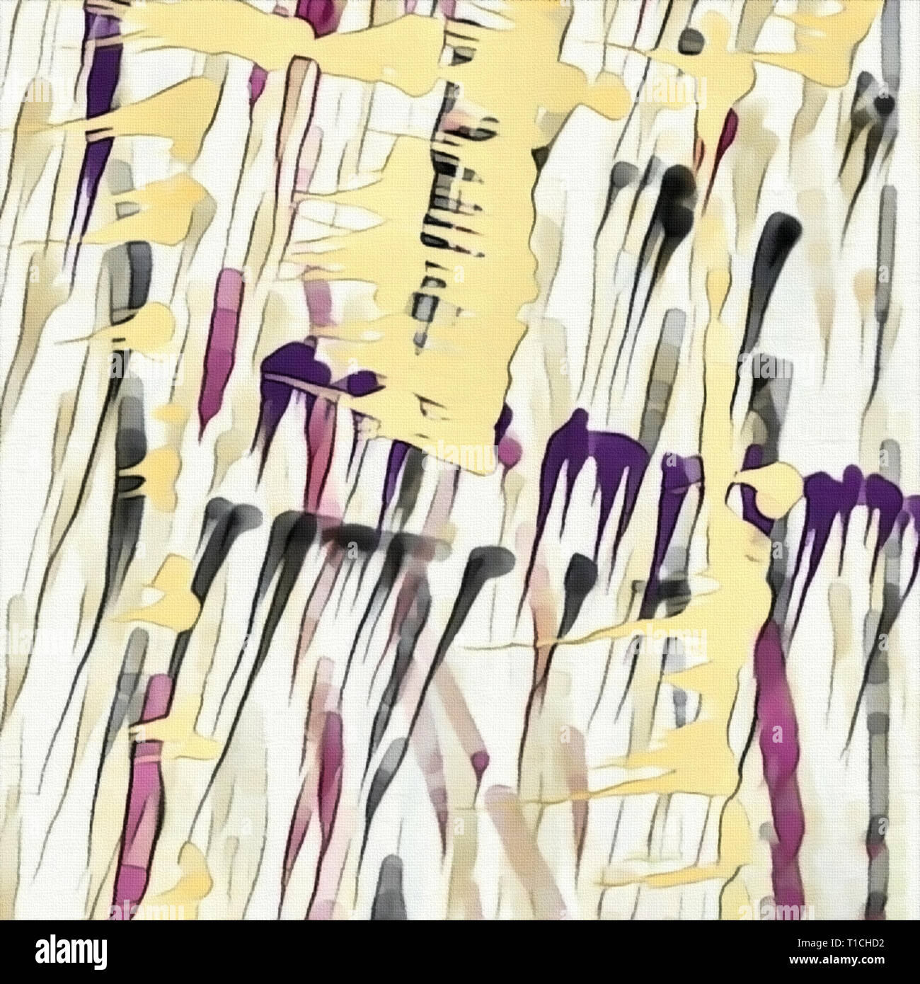 Abstract painting. Brush strokes Stock Photo Alamy