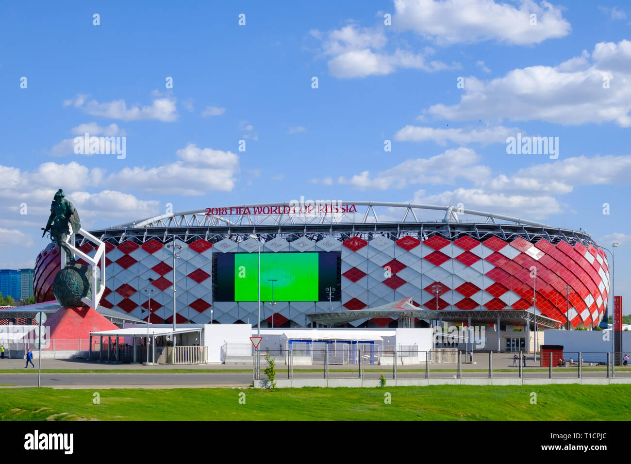 Otkritie Arena Spartak Stadium. Moscow Editorial Stock Photo