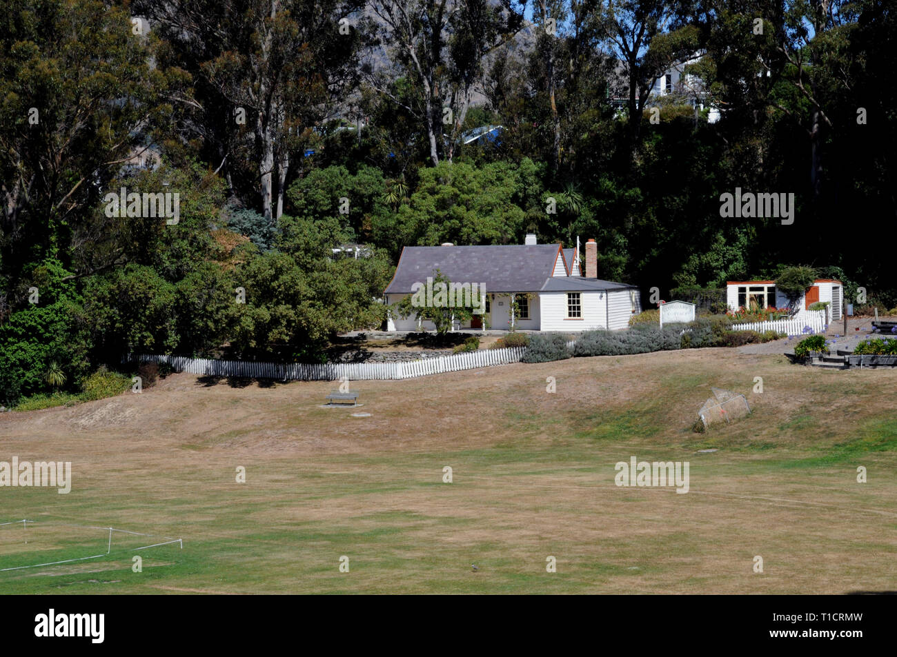 Stoddart Cottage at Diamond Harbour near Christchurch New Zealand. It