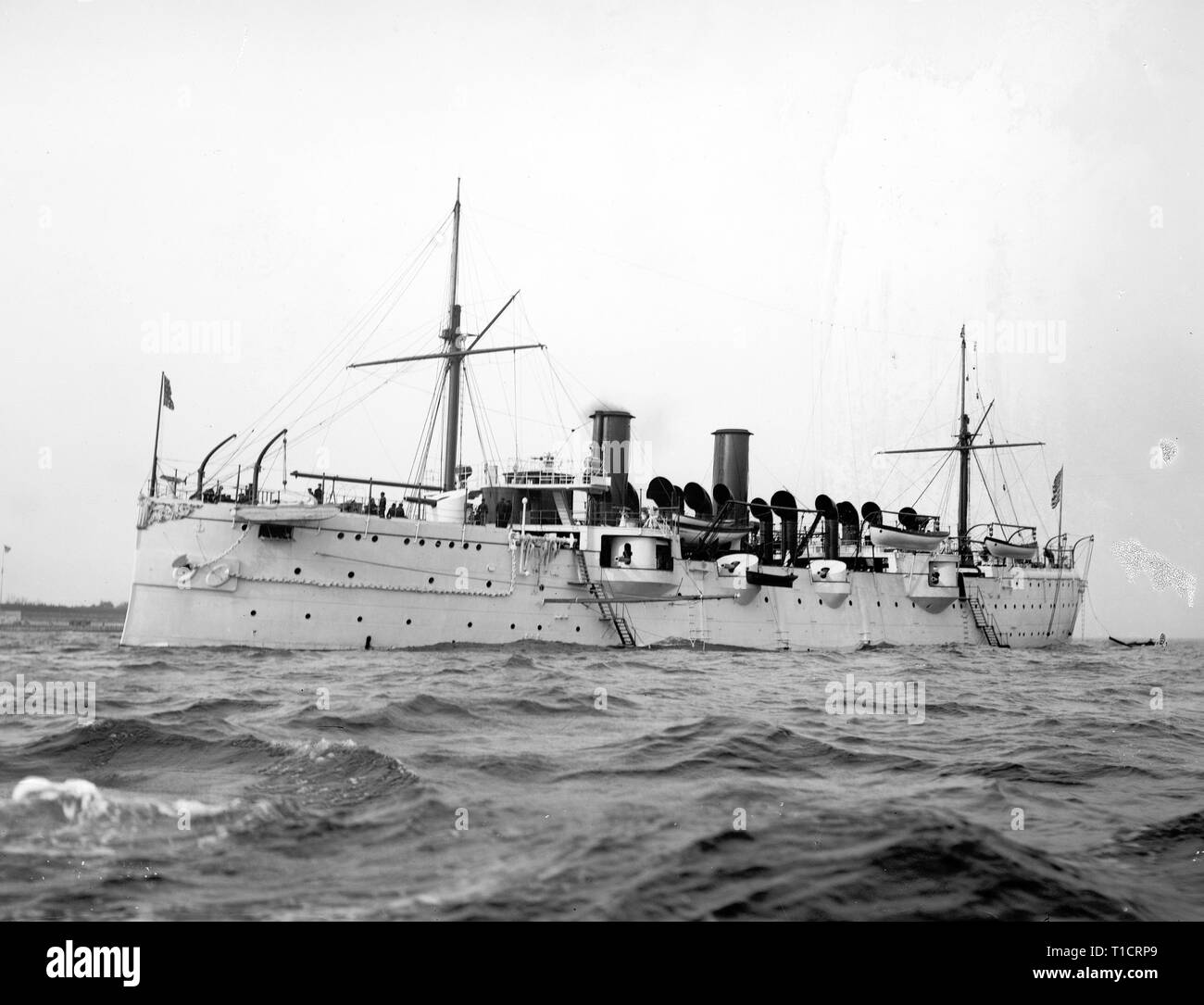 USS Philadelphia, 1893 Stock Photo