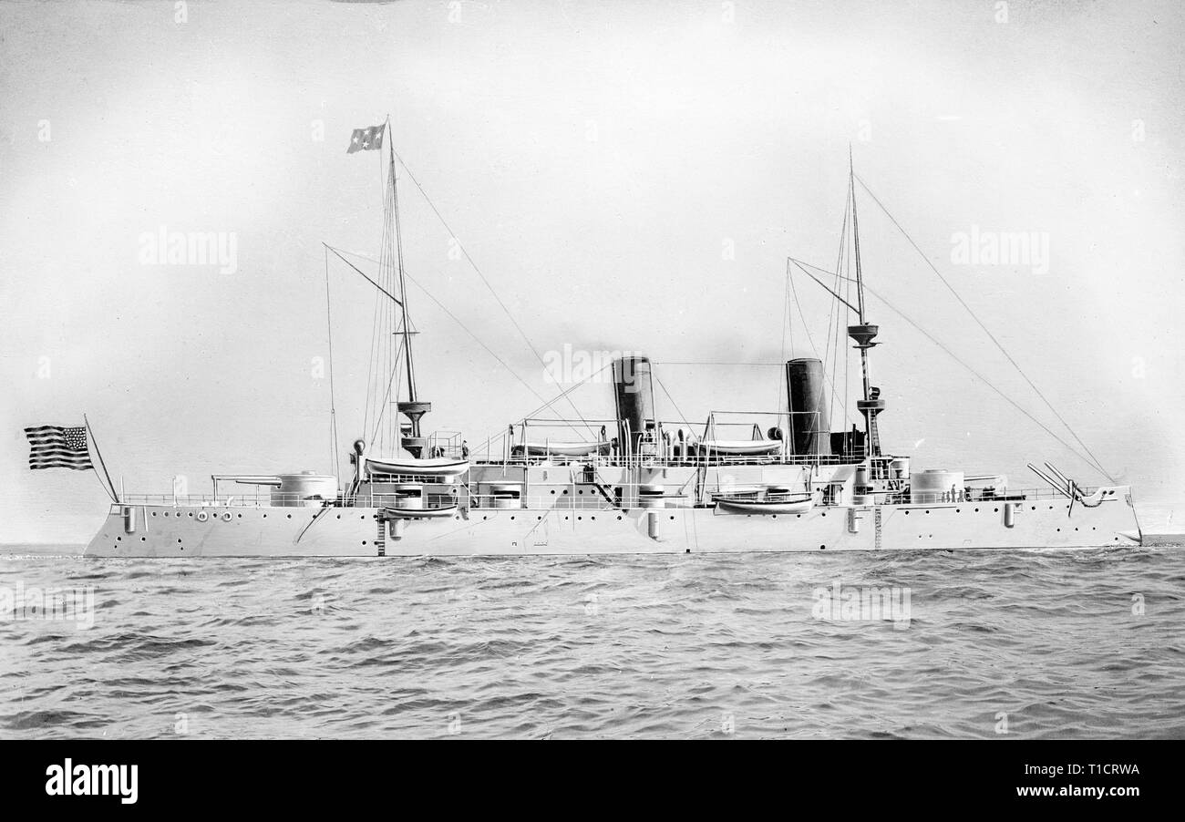 USS Olympia, 1899 Stock Photo