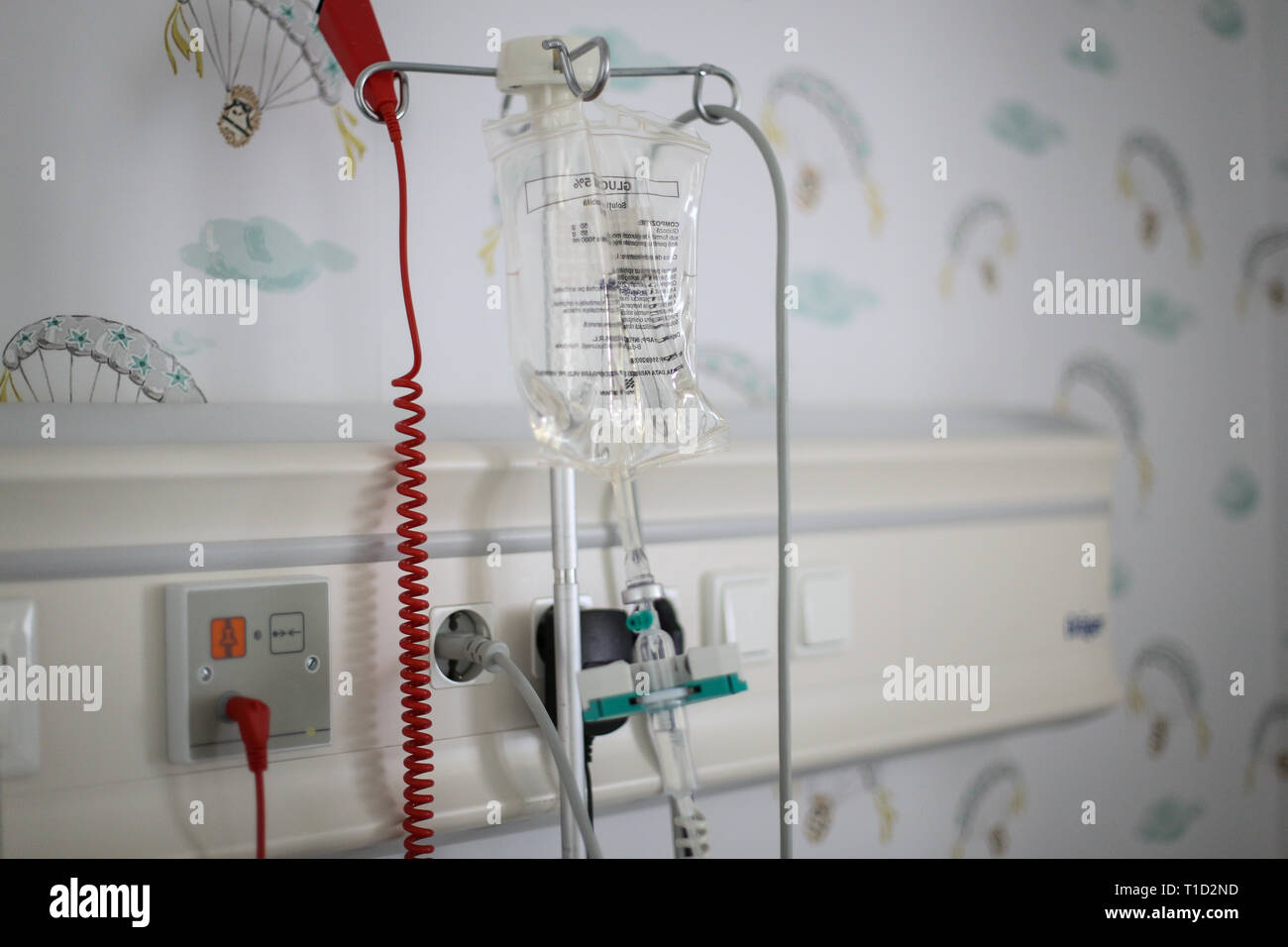 Perfusion equipment in a pediatric hospital Stock Photo