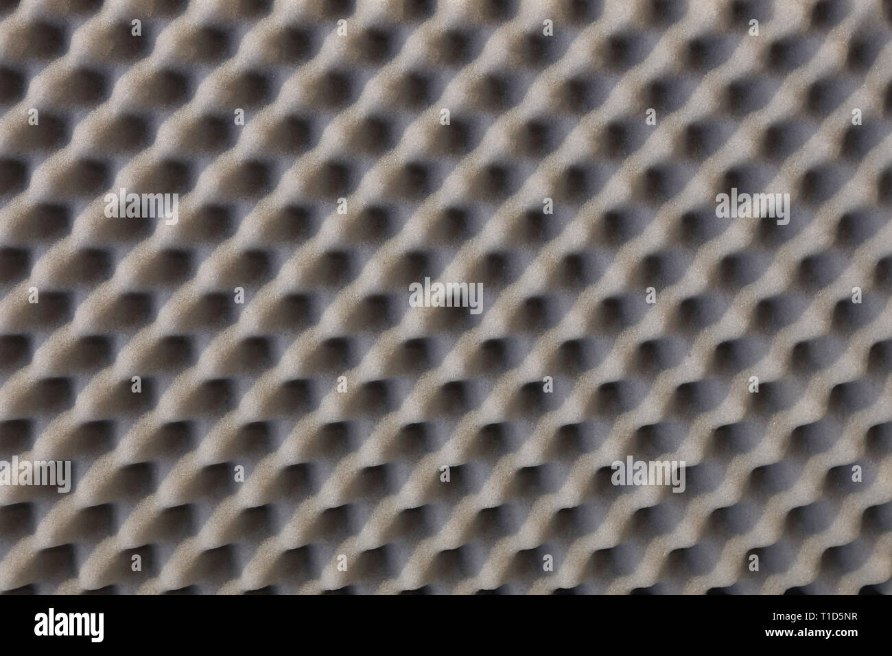 Sound absorbing sponge isolation for studio Stock Photo