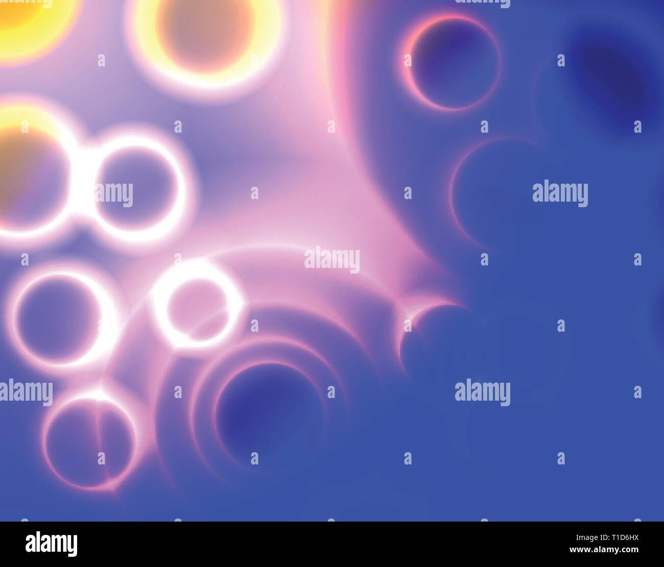 Abstract full of glitch circular bubble background for design. Vector Eps10 illustration Stock Vector