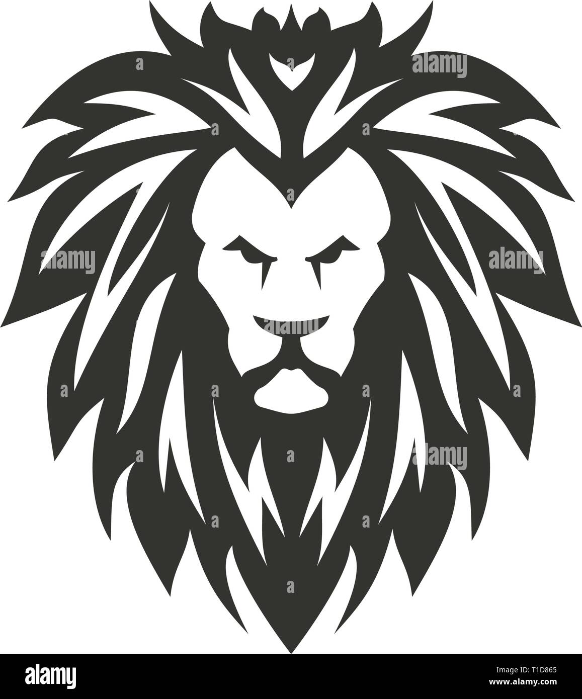 Lion Tribal Tattoo High Resolution Stock Photography and Images - Alamy