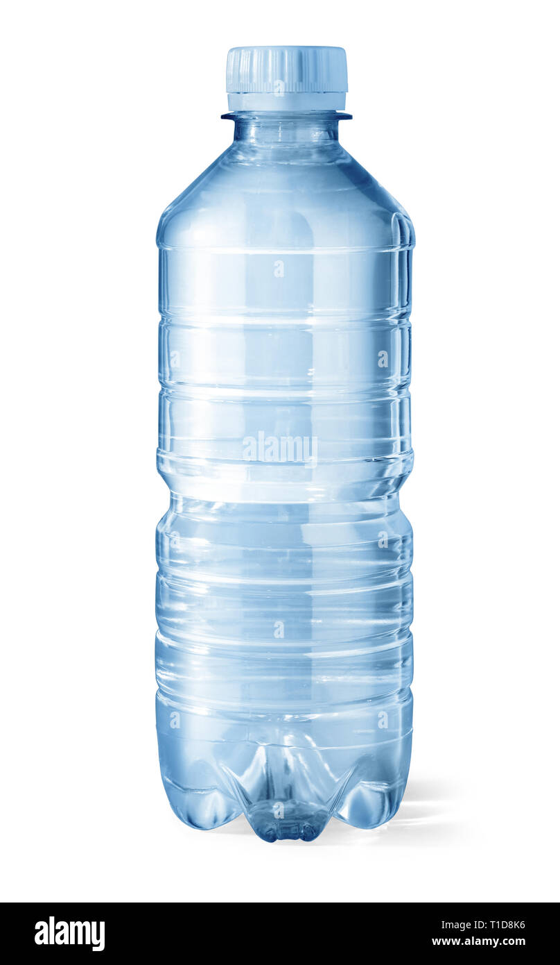 plastic water bottle isolated on white with clipping path Stock Photo ...