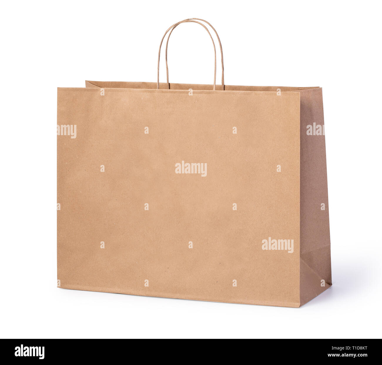 paper bag isolated on white with clipping path Stock Photo - Alamy