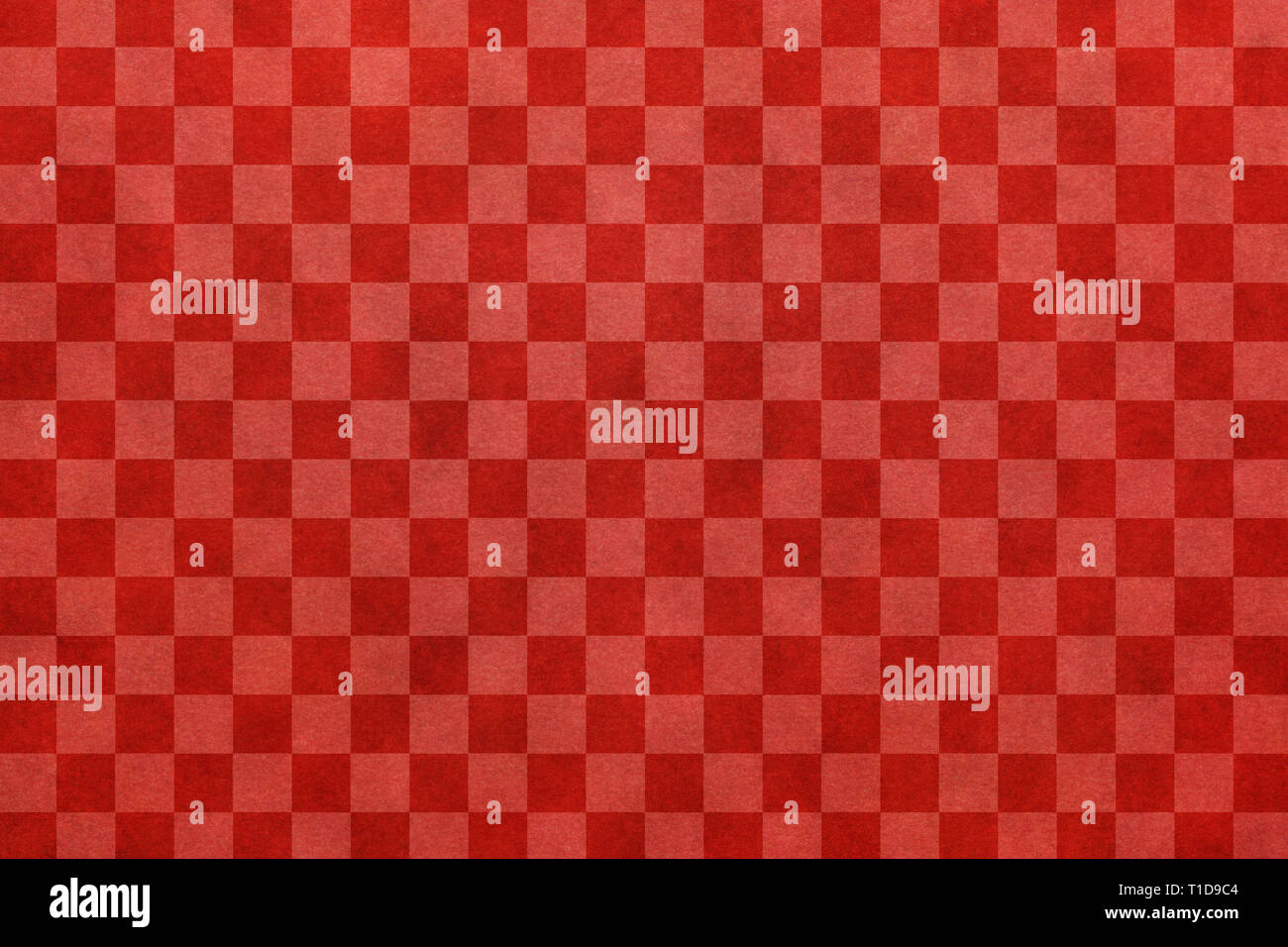 Japanese vintage red color checkered pattern paper texture background ...