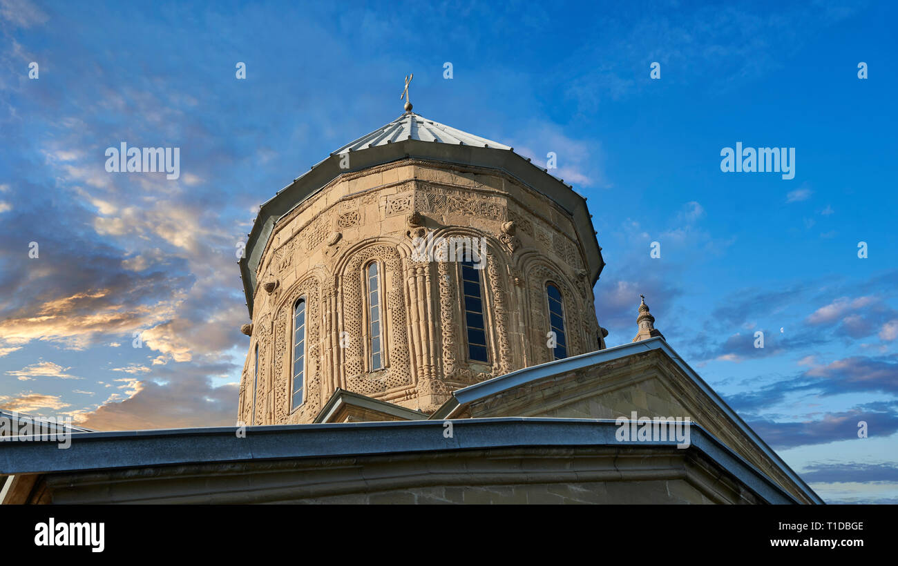 Pictures & images of the Eastern Orthodox Georgian Samtavro Transfiguration Church and Nunnery of St. Nino in Mtskheta, Georgia. A UNESCO World Herita Stock Photo