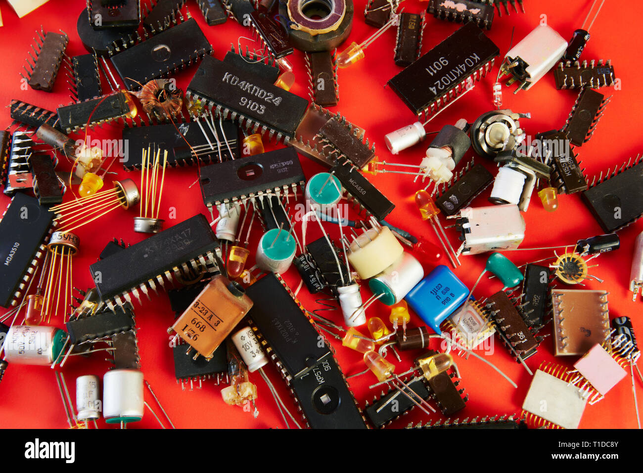 Radio circuit board components hires stock photography and images Alamy