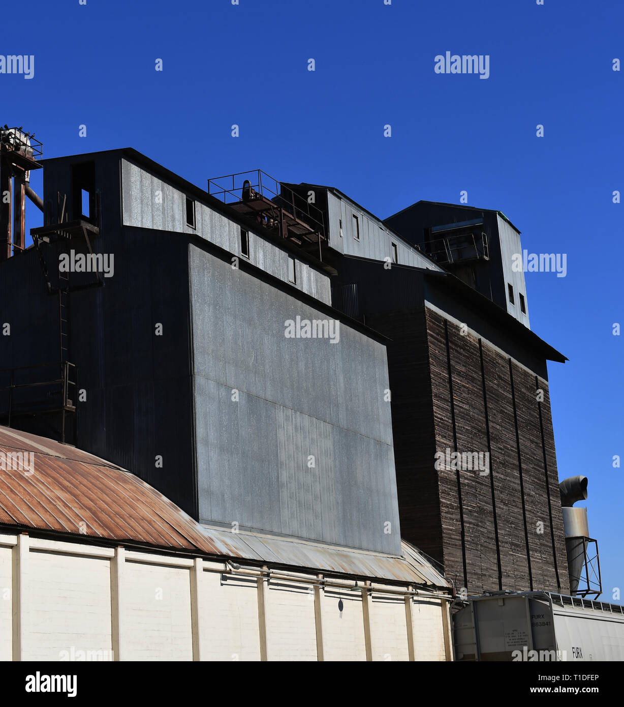 grain plant for storage and drying of grain Grain Stock Photo Alamy