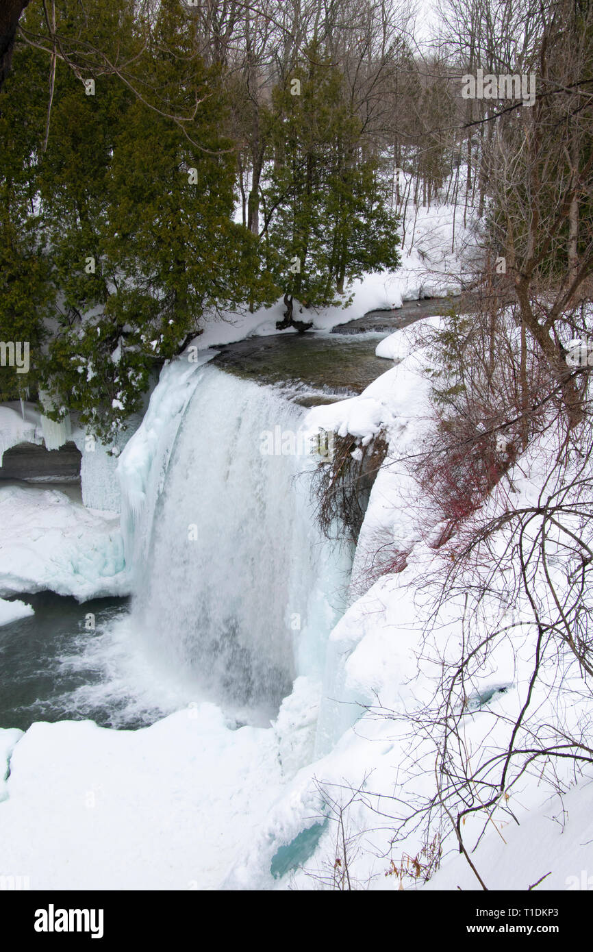Bridal Veil Falls on Manitoulin Island, Ontario Stock Photo Alamy