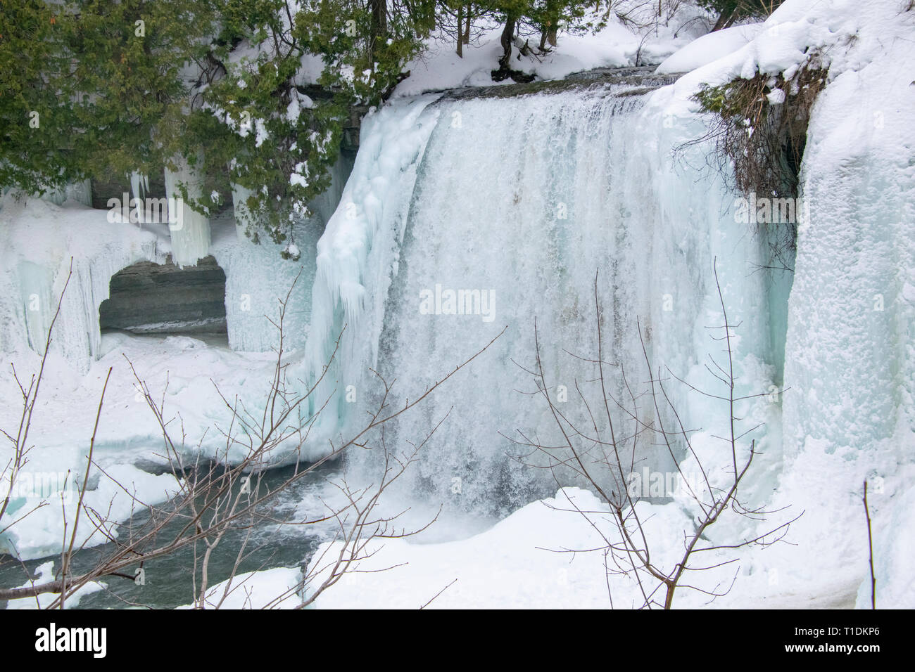 Bridal Veil Falls on Manitoulin Island, Ontario Stock Photo Alamy