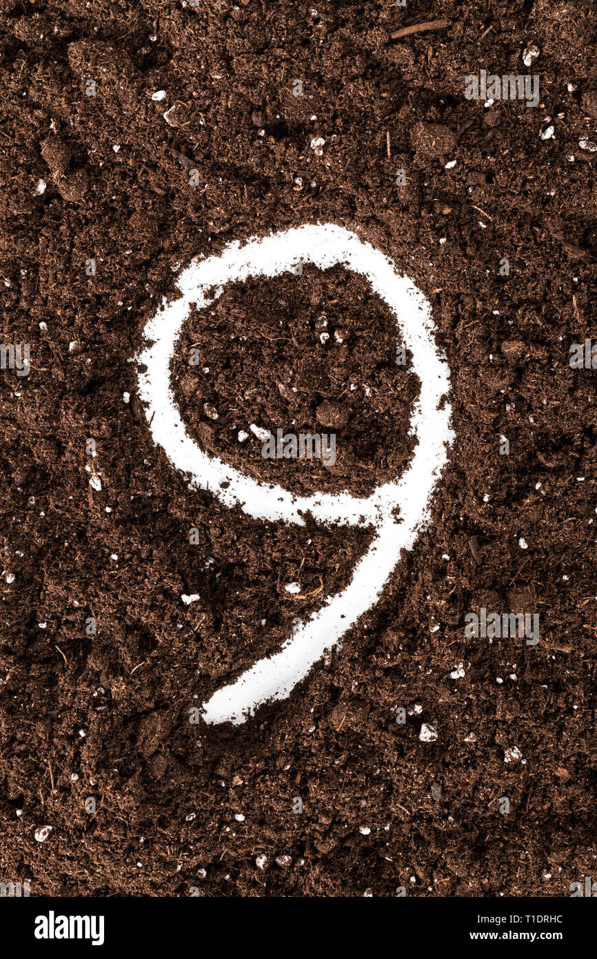 Number From Ground Coffee Stock Photo Alamy