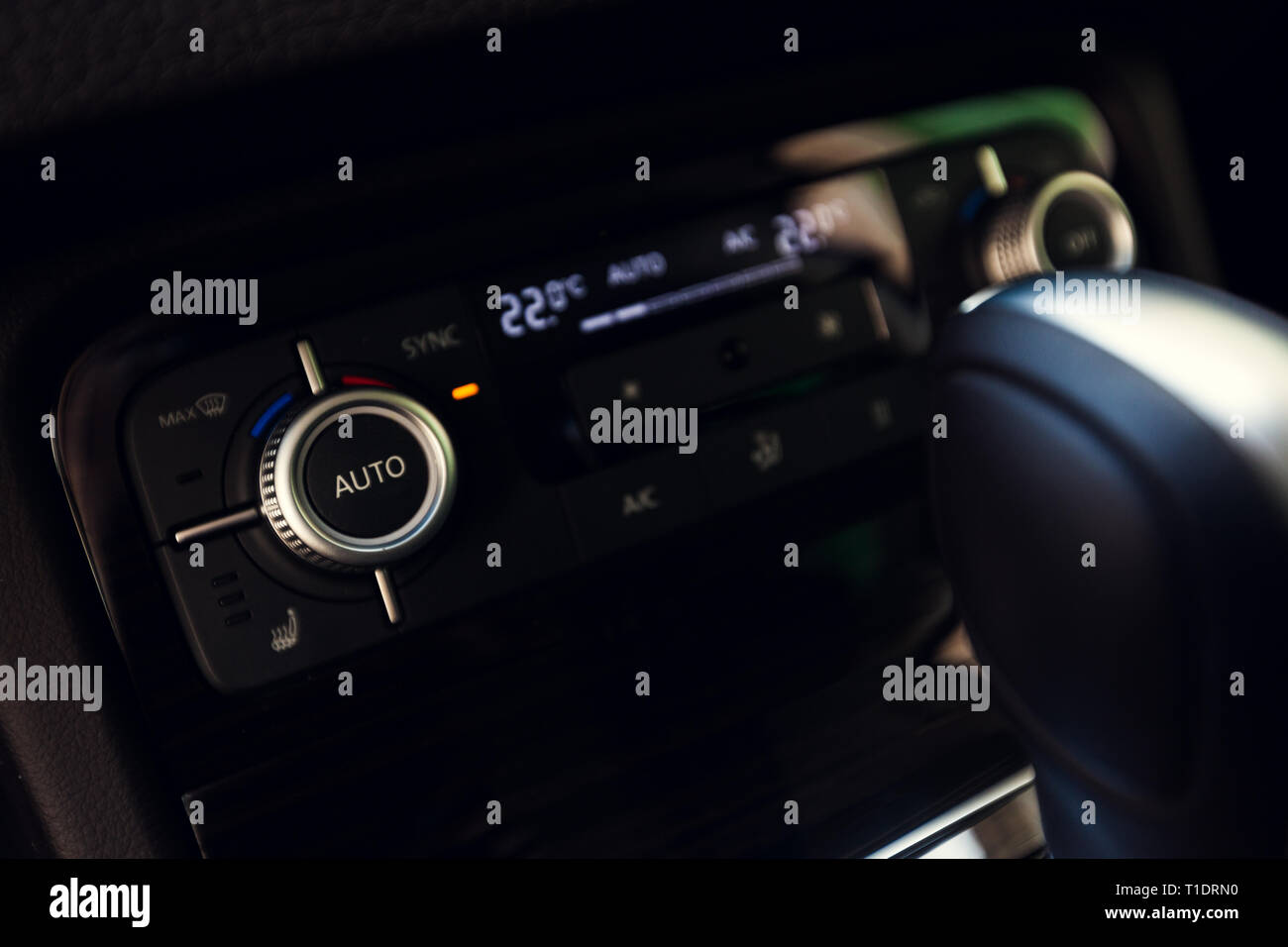 Automatic transmission gear shift in car Stock Photo Alamy
