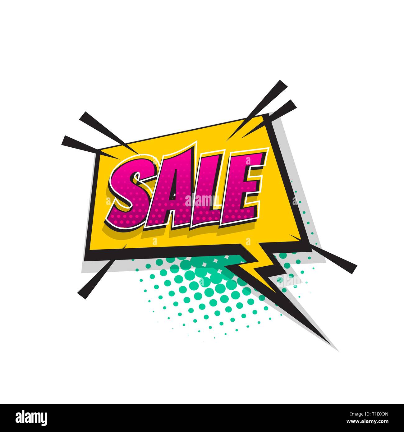 Super hero pop art with background Cut Out Stock Images &amp; Pictures - Alamy