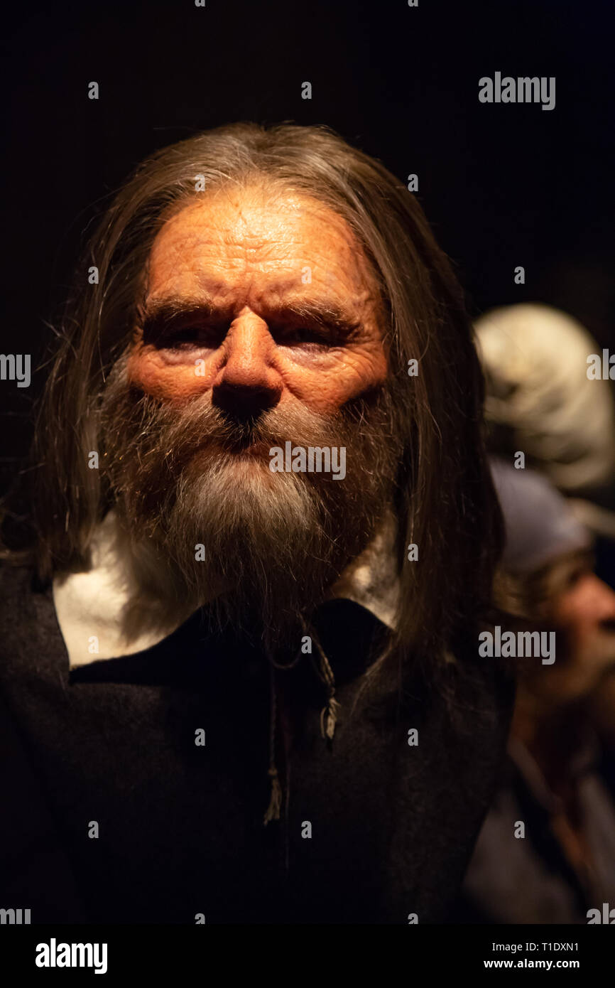 Wax figures in the ship Vasa Museum, Stockholm Stock Photo