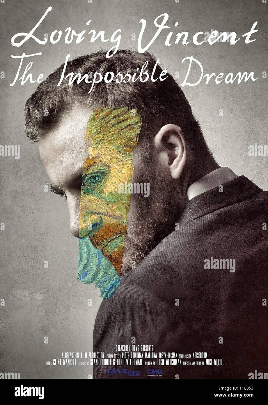 LOVING VINCENT: THE IMPOSSIBLE DREAM, poster, Robert Gulaczyk as Vincent van  Gogh, 2019. © Good Deed Entertainment / courtesy Everett Collection Stock  Photo - Alamy