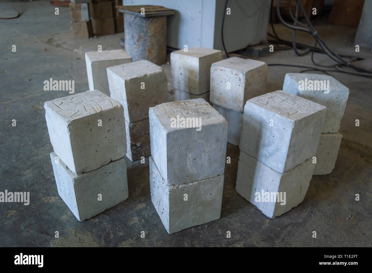 Cast concrete blocks 2025