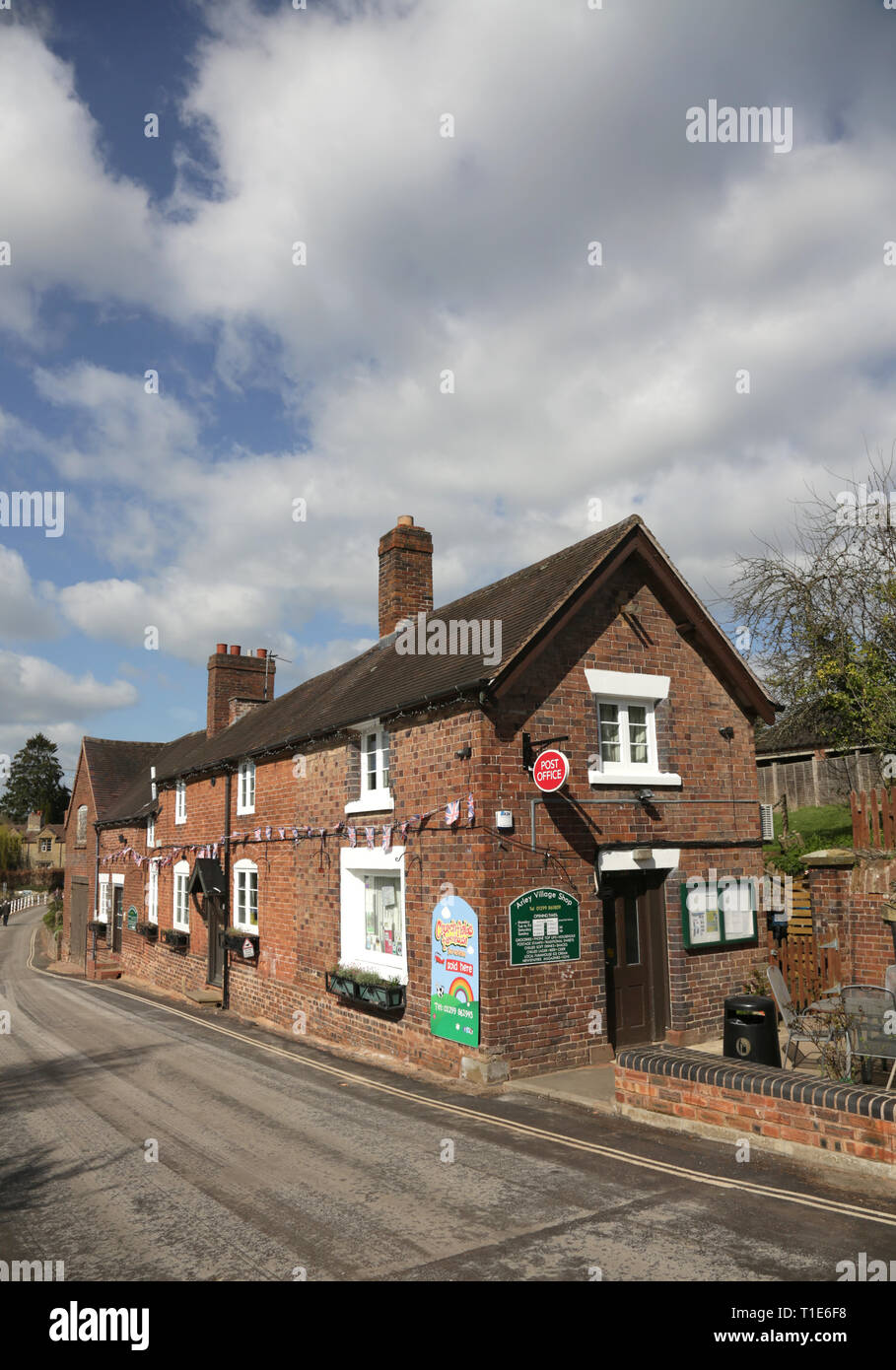 Arley village shop and post office, Worcestershire, England, UK Stock
