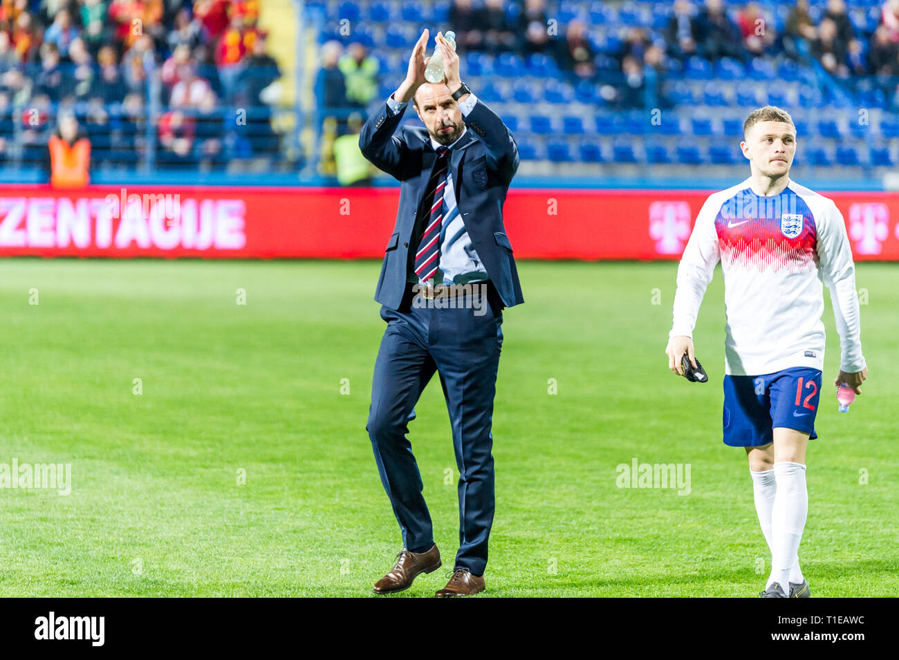 Podgorica, Montenegro. 26th Mar, 2019. Euro2020 Qualifications Group A Gareth Southgate before match with Montenegro Credit: Stefan Ivanovic/Alamy Live News Stock Photo
