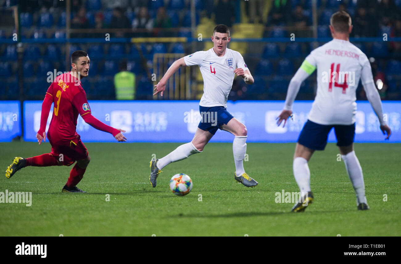 Podgorica City Stadium, Podgorica, Montenegro; UEFA European Championships Qualification football, Montenegro. 25th Mar, 2019. versus England; Credit: Nikola Krstic/Alamy Live News Stock Photo