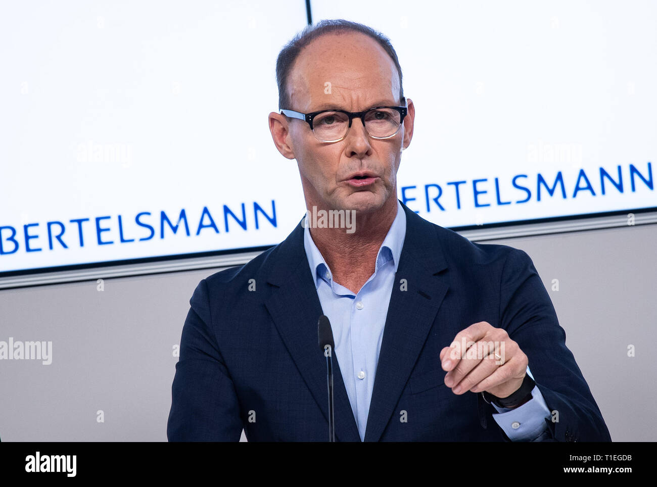 Thomas Rabe Berlin, Germany. 26th Mar, 2019. Thomas Rabe, Chairman of the ...