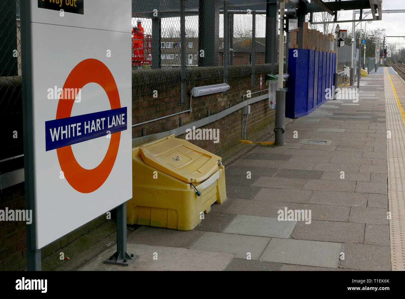 White Hart Lane station London Stock Photo Alamy