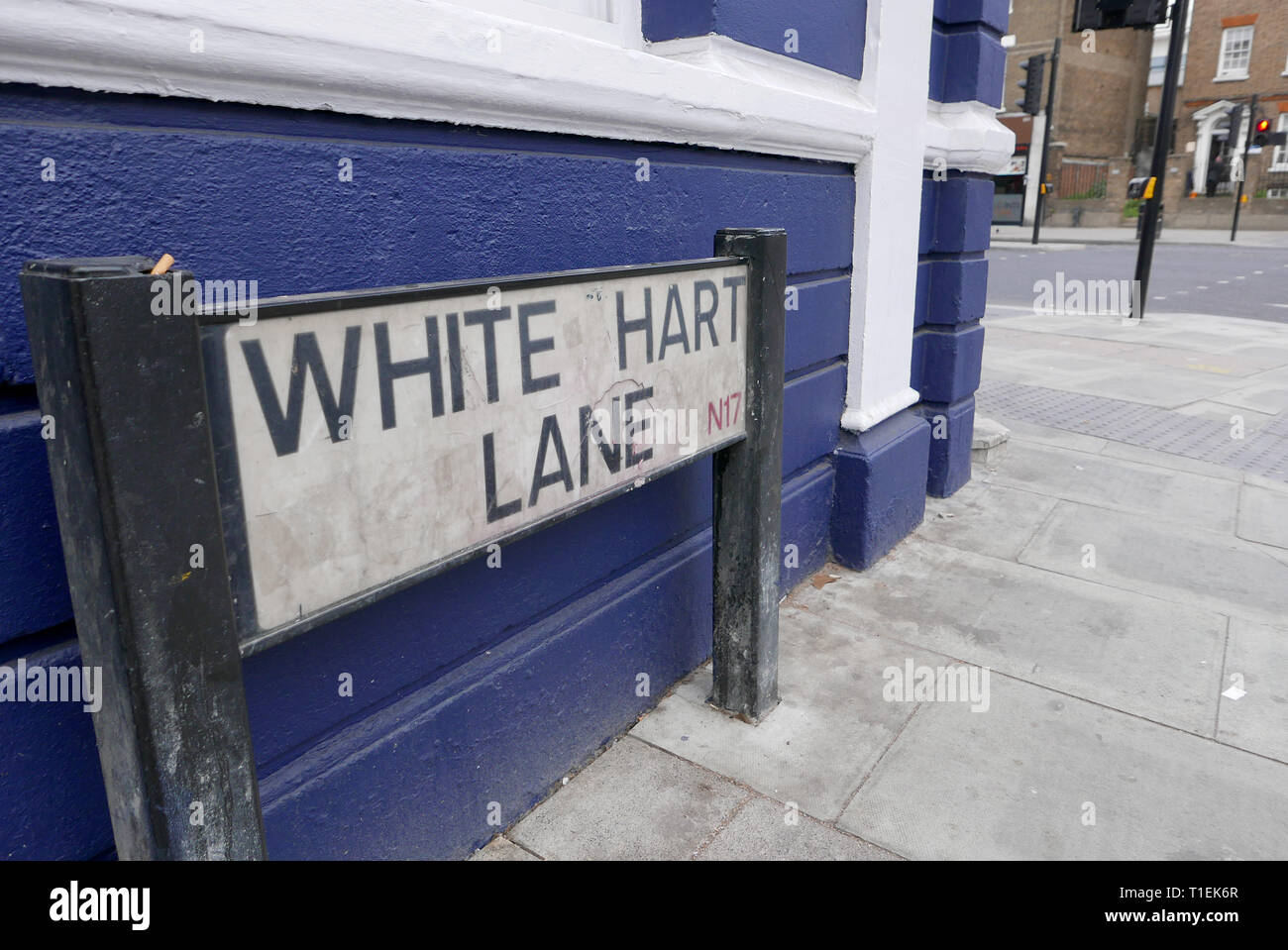 White Hart Lane station London Stock Photo Alamy