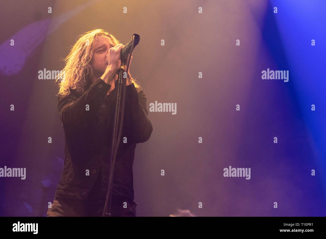 Madison, Wisconsin, USA. 25th Mar, 2019. SPENCER CHAMBERLAIN of