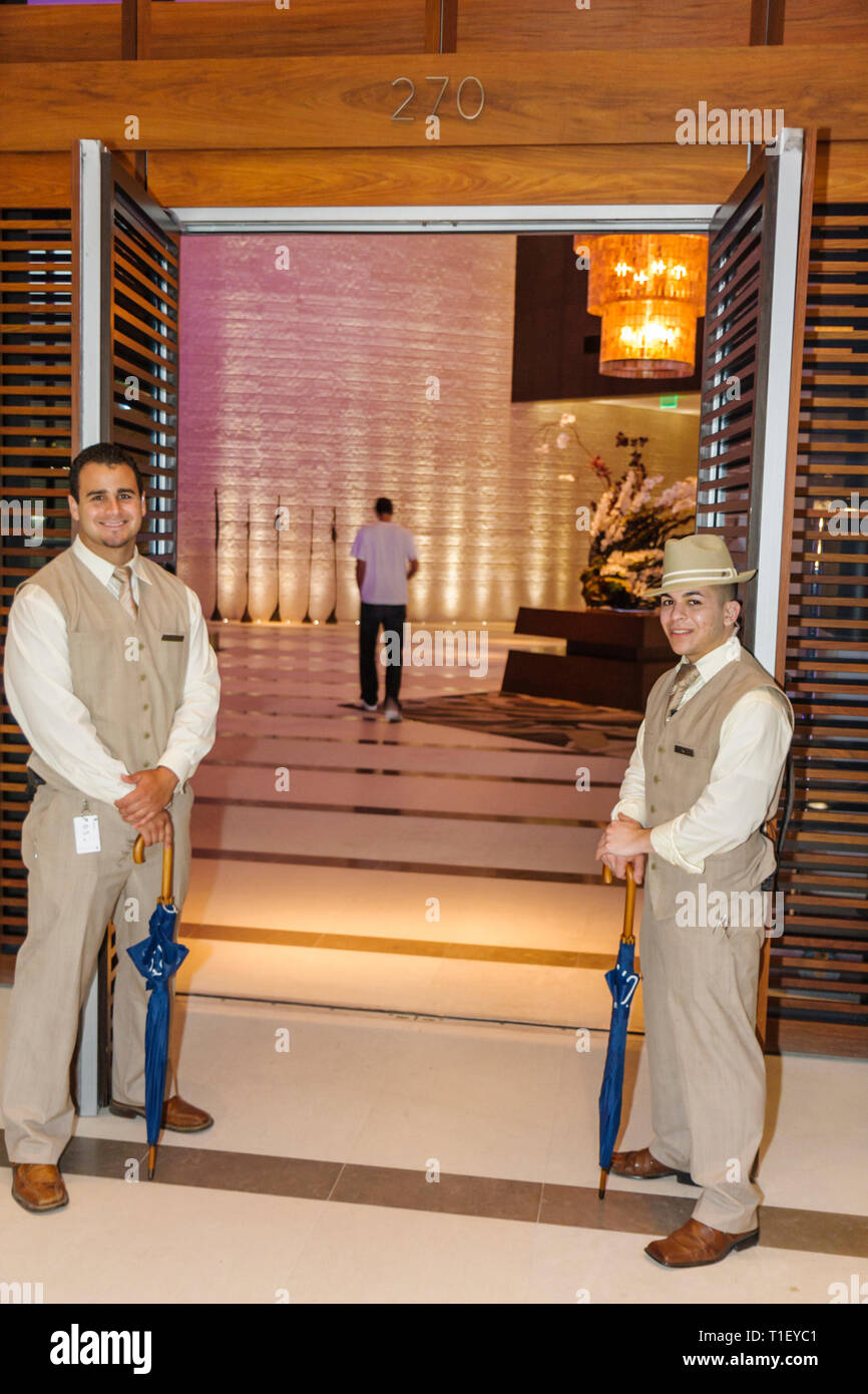 Miami Florida Epic Hotel Luxury Boutique Hotel Lobby Doorman