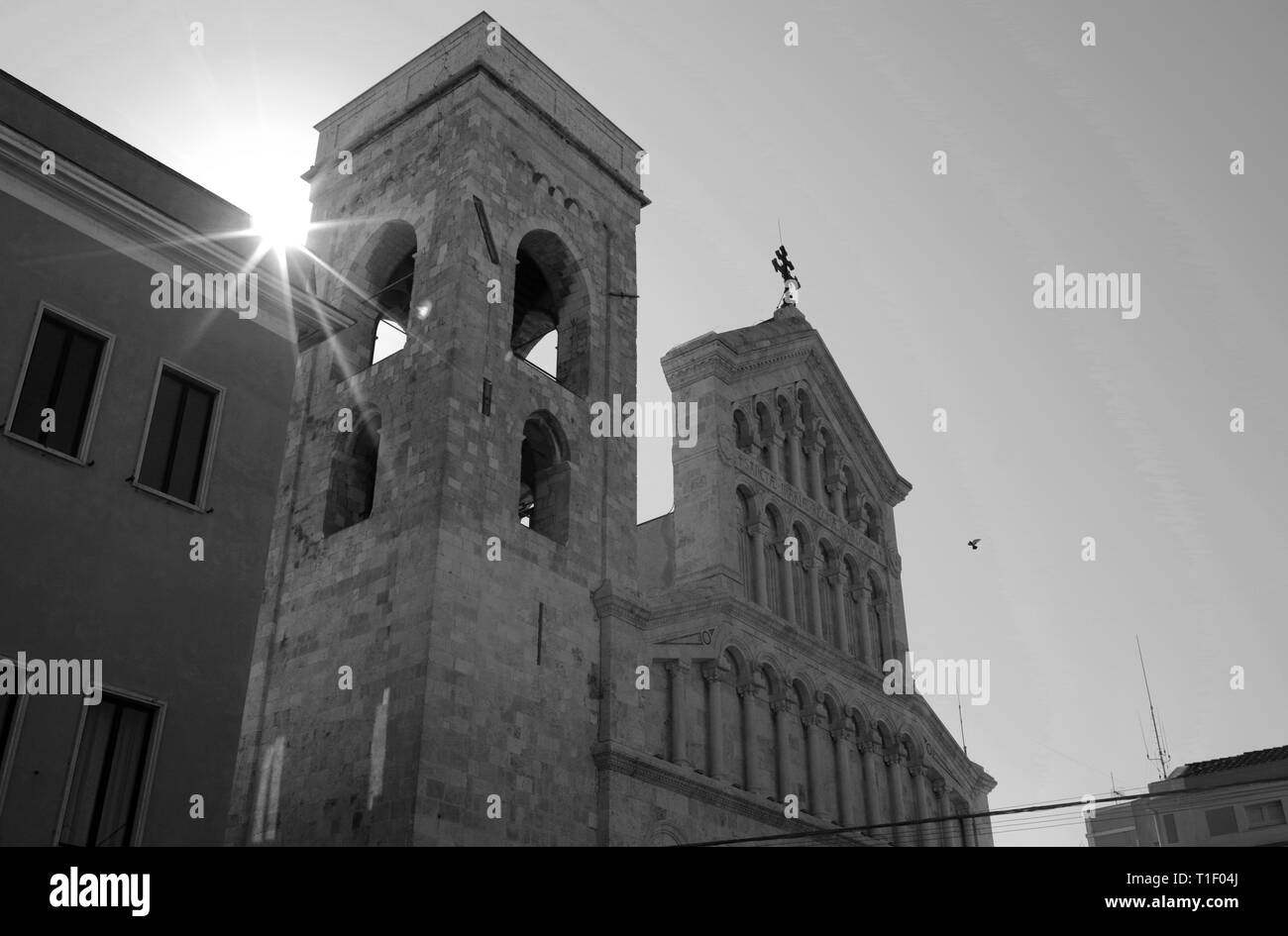 Cagliari, Sardinia, Italy. Santa Maria Assunta Cathedral Stock Photo